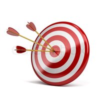 Hitting the bull's-eye Hitting the bull's-eye