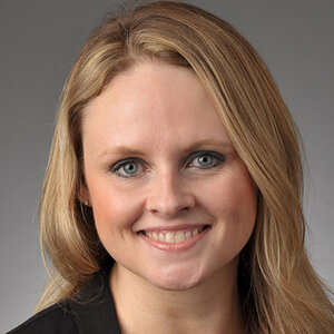 Headshot of Mindy Frye of RBC Global Asset Management in a black suit.