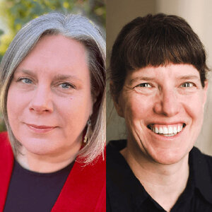 Composite headshot of Helen Mountford, president and CEO of ClimateWorks Foundation, and Shelagh Whitley, senior director of sustainable finance program at ClimateWorks Foundation.