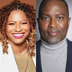 Akilah Watkins, president and CEO of Independent Sector, and Michael McAfee, president and CEO of PolicyLink.