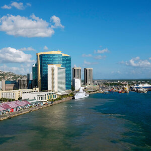 Port of Spain in Trinidad and Tobago. Port of Spain in Trinidad and Tobago.