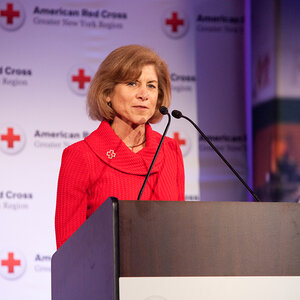 Gail McGovern, CEO and president of the American Red Cross. Gail McGovern, CEO and president of the American Red Cross.
