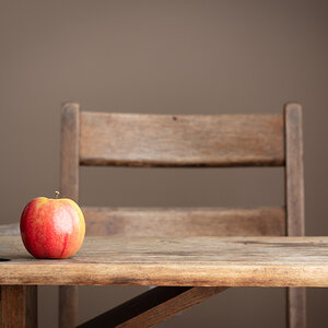 Desks in a schoolhouse. Desks in a schoolhouse.