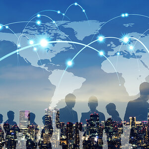 A global network of connection.