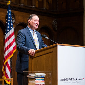 Ronn Richard at the 2022 Anisfield-Wolf Book Awards.