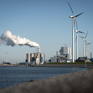 New and old energy side by side.