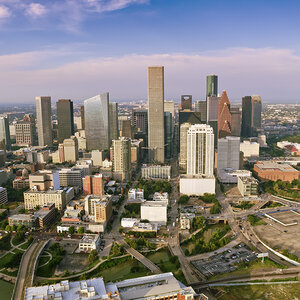 Skyline of Houston, Texas.