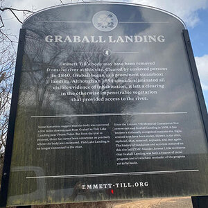 Till-Mobley National Monument at Graball Landing in Mississippi Till-Mobley National Monument at Graball Landing in Mississippi