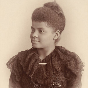 A sepia-type of journalist Ida B. Wells