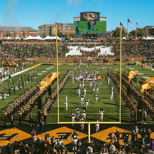 University of Missouri football stadium.