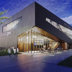 Rendering of the Montana PBS and MSU’s School of Film and Photography. 