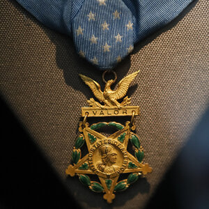 A Medal of Honor. A Medal of Honor.