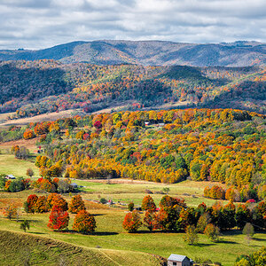 A view of the Appalachian Mountains in Virginia. A view of the Appalachian Mountains in Virginia.