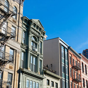 Old buildings in the historic downtown of Jersey City, New Jersey. Old buildings in the historic downtown of Jersey City, New Jersey.