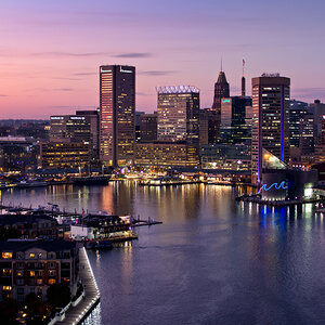 The Baltimore skyline. The Baltimore skyline.