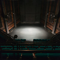 An empty theater and stage. An empty theater and stage.