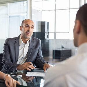 A person setting up a donor-advised fund.
