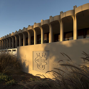 A building on the University of California, Irvine campus. A building on the University of California, Irvine campus.