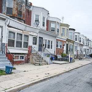 A neighborhood in Philadelphia. A neighborhood in Philadelphia.