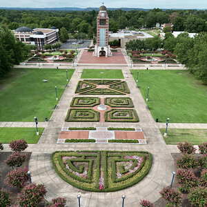 The bell tower at the University of Arkansas. The bell tower at the University of Arkansas.