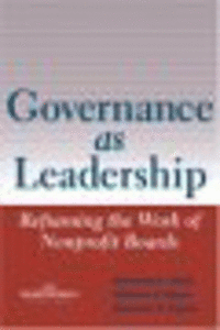 Governance as Leadership Governance as Leadership